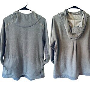 🏕️ REI Co-op Waffle Knit Athletic Fit Hoodie – Men’s XL Gray Pullover